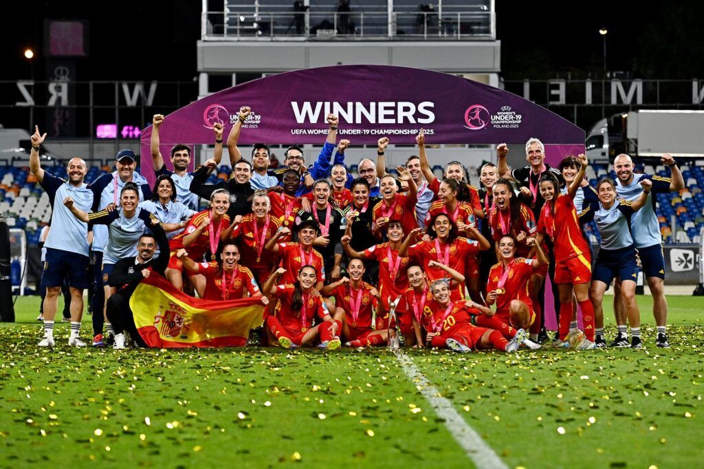 Selección Española Sub-19 de fútbol femenino gana el oro