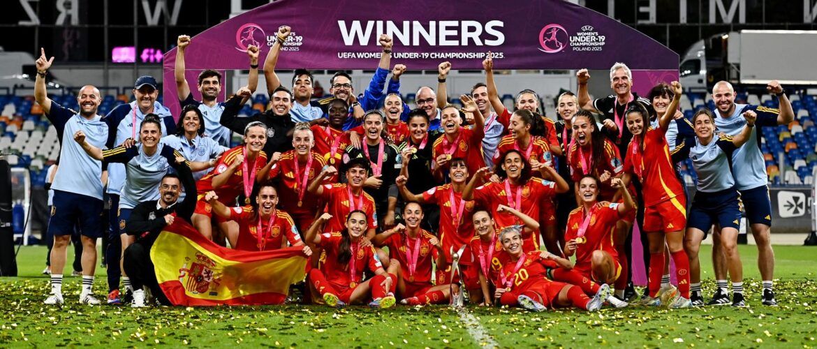 Selección Española Sub-19 de fútbol femenino gana el oro