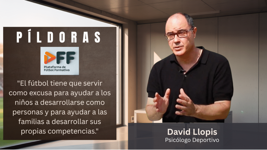 El fútbol es una excusa para desarrollar personas