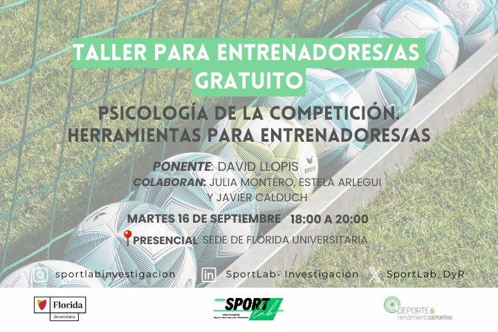 La psicología de la competición, a debate en un taller gratuito para entrenadores